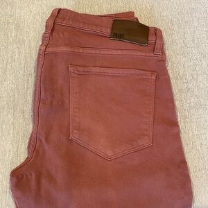 PAIGE Men's Brick Red Jeans
